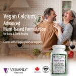 VEGANLY Vitamins- Vegan Calcium Plus 7 for bones and teeth health